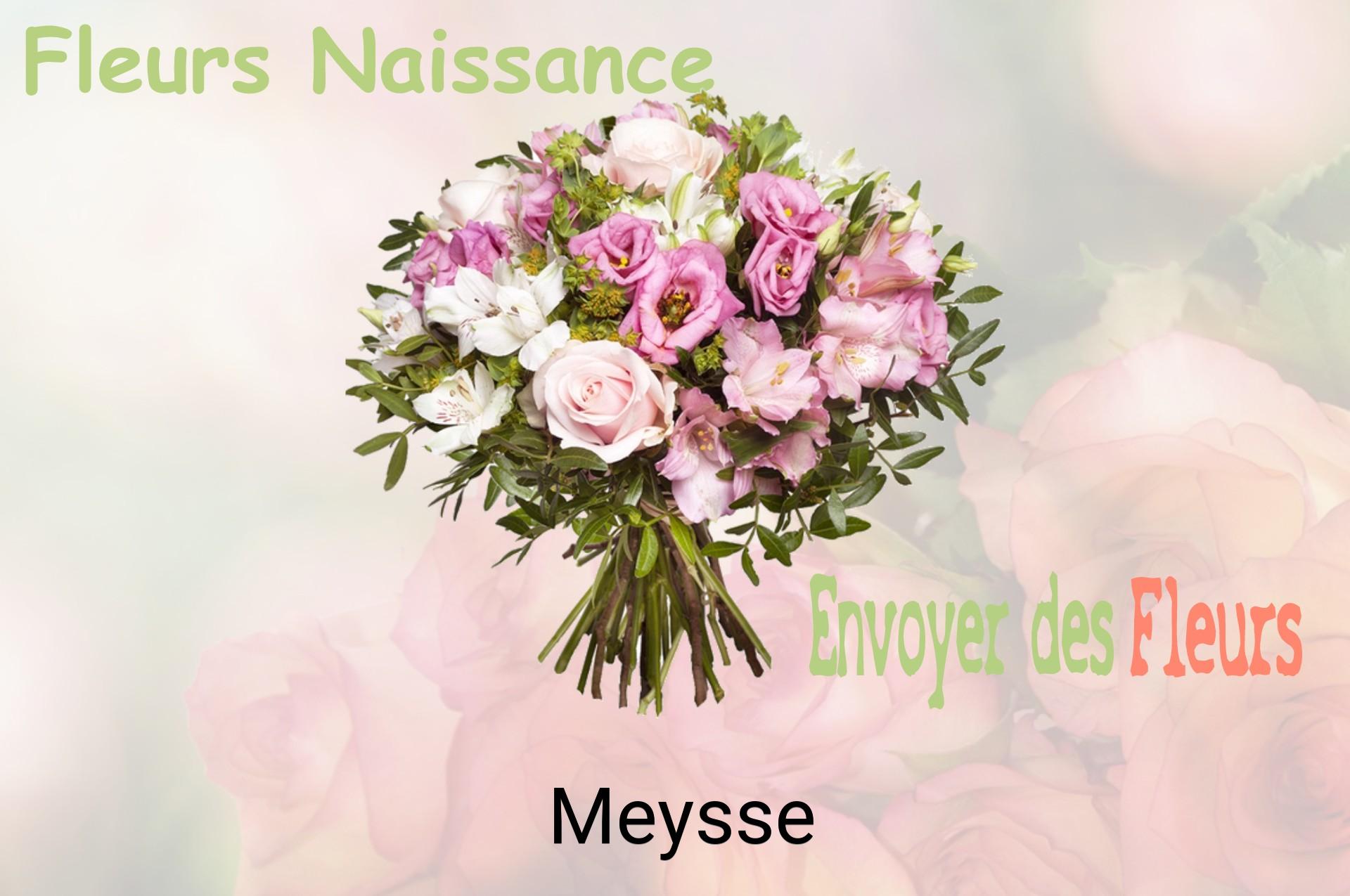 Bouquet de fleurs de naissance livré à Meysse
